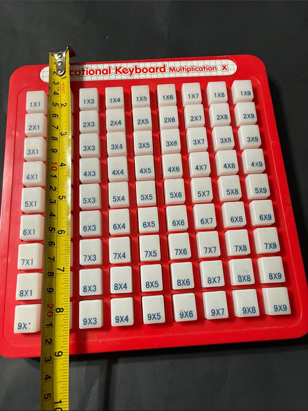 Educational Keyboard Multiplication (screen free) - Picture 8 of 9